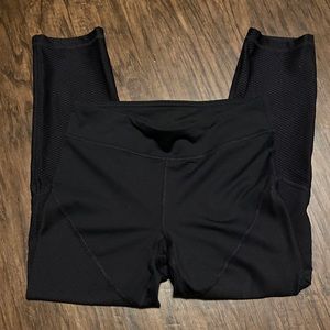 Cropped Champion Mesh Detail Leggings